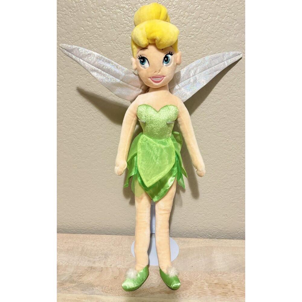Disney Tinker Bell 22" Plush Stuffed Doll Fairies Tink Peter Pan